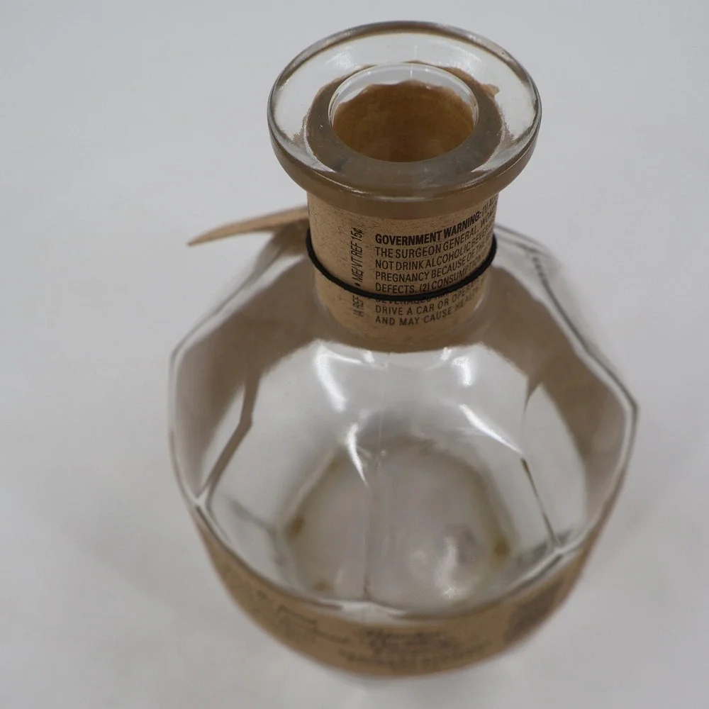 Blanton's Empty Bourbon Bottle 750ml Clear Faceted Glass Rick 107 Barrel 595